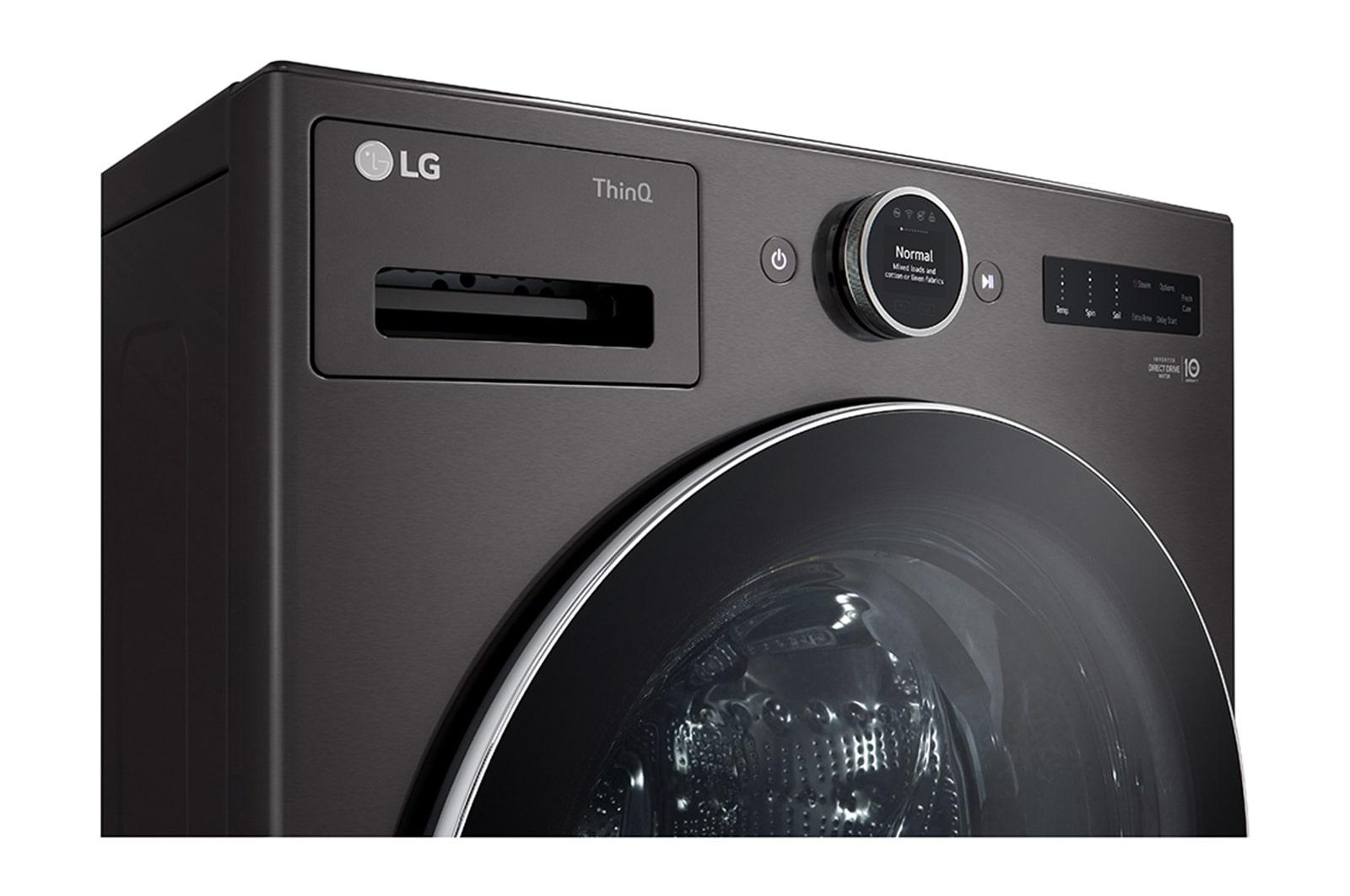 Lg WM6700HBA 5.0 Cu. Ft. Mega Capacity Smart Wi-Fi Enabled Front Load Washer With Turbowash™ 360(Degree) And Built-In Intelligence