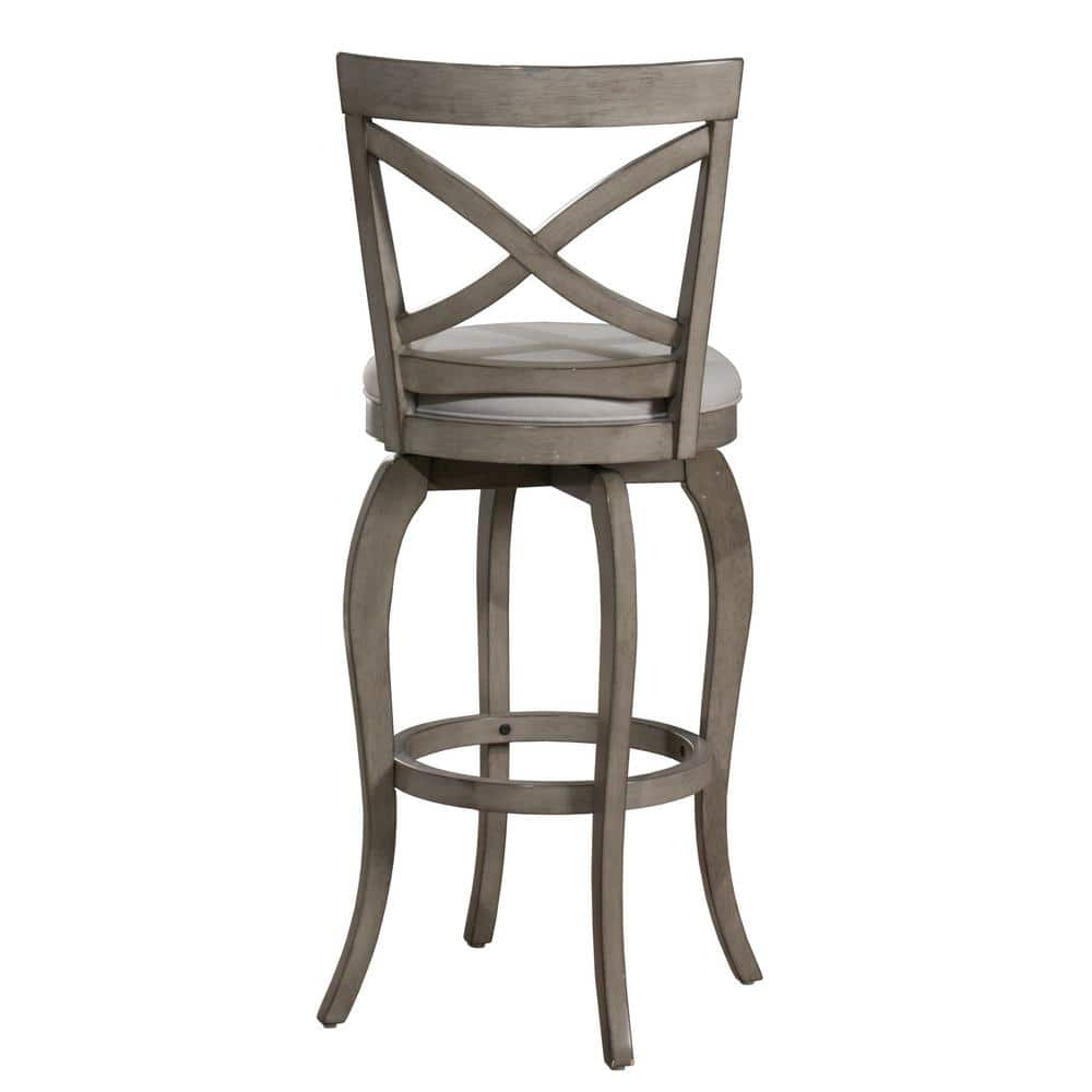 Hillsdale Furniture Ellendale 31.25 in. Aged Gray Bar Stool 5304-831