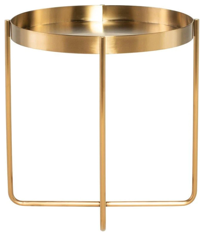 Ayesha Gold Side Table   Contemporary   Side Tables And End Tables   by Virgil Stanis Design  Houzz