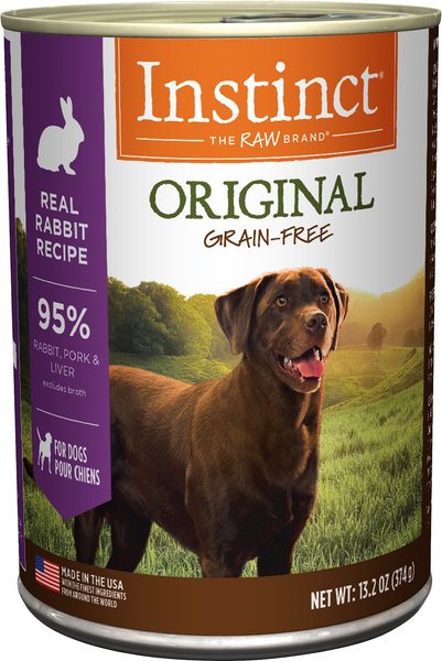 Instinct Original Grain-Free Real Rabbit Recipe Natural Wet Canned Dog Food