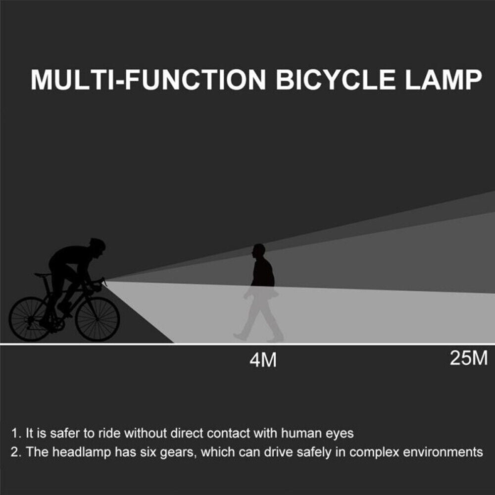 Nextirrer 1000LM USB Rechargeable Bike Lights Accessories for Night Riding， Bike Headlight Rear Light for Adult Kids