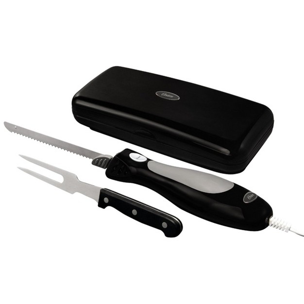 Oster Electric Knife With Carving Fork And Storage Case