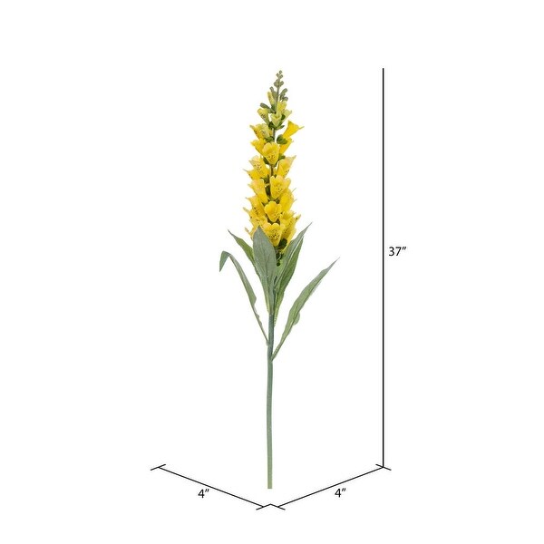 Vickerman 36 Artificial Yellow Foxglove Stem