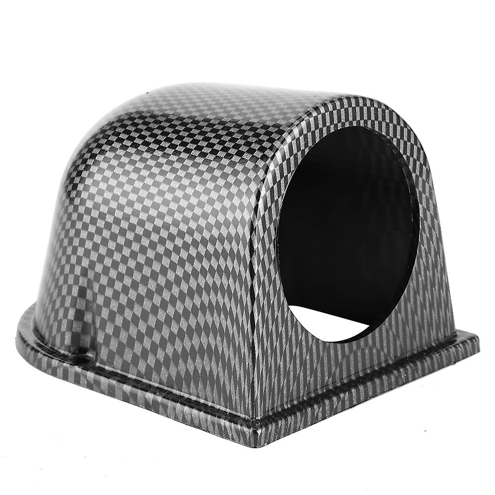 52mm/2in Carbon Fiber Style Single Hole Dash Gauge Pod Meter Mount Holder Cup Car Refitting