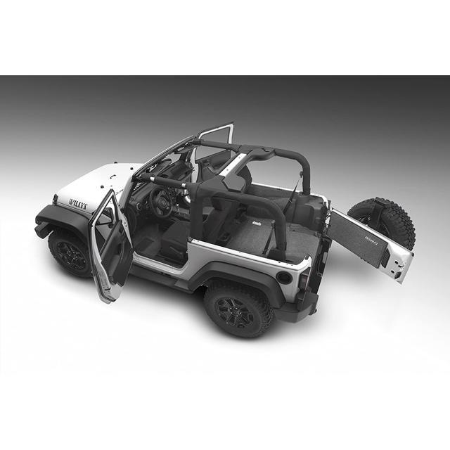 Bedrug BRJK11R2 Jeep Bedrug 11+ Jeep JK 2Dr Rear 5Pc Cargo Kit (Includes Tailgate and Tub Liner)