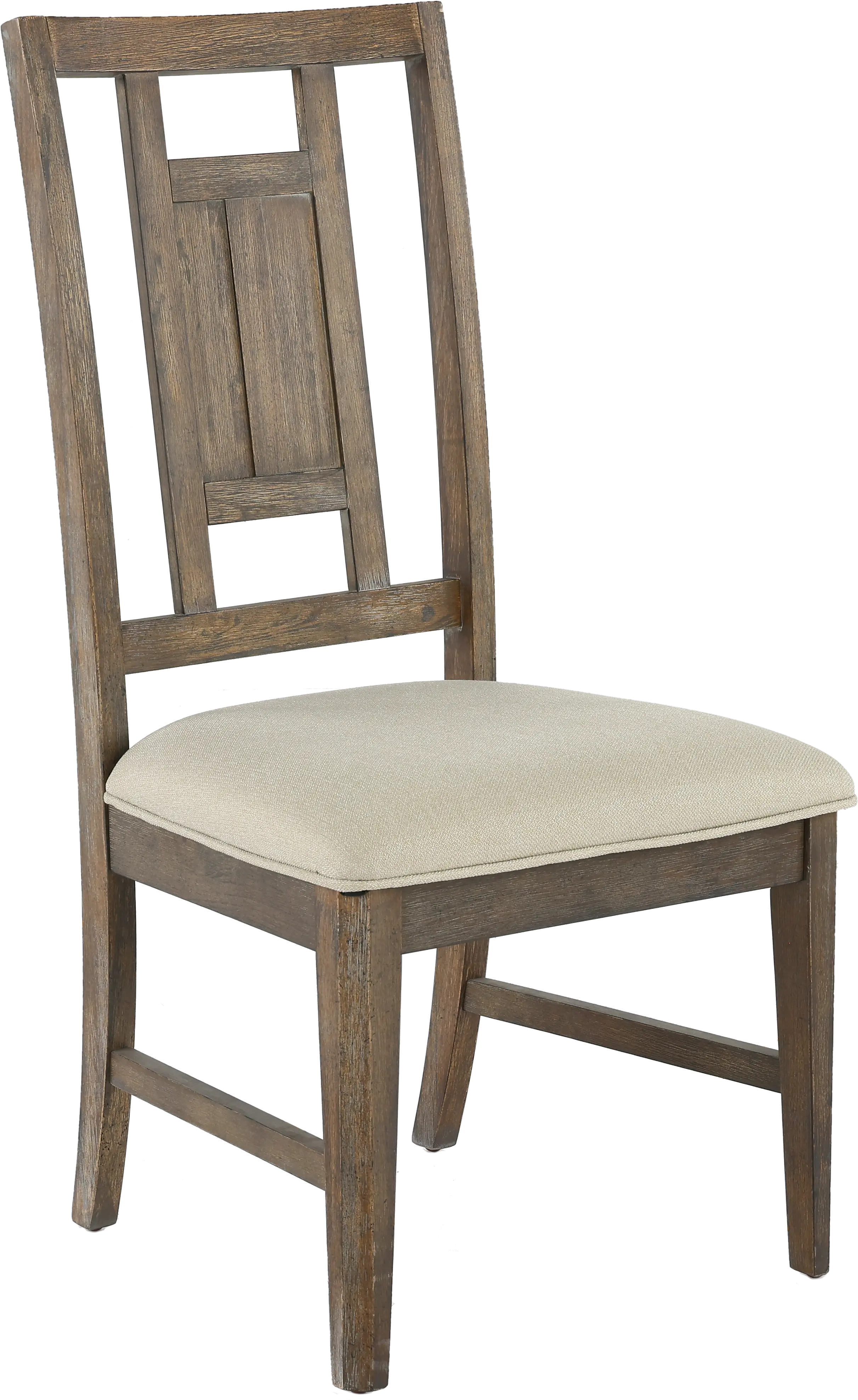 Artisan Prairie Gray Lattice Back Dining Room Chair