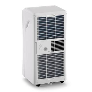 JEREMY CASS 10000 BTU (6500 BTU DOE) Portable Air Conditioner Cools 450 sq.ft. with Dehumidifier with Remote and Wifi in White WXKJRY23053102