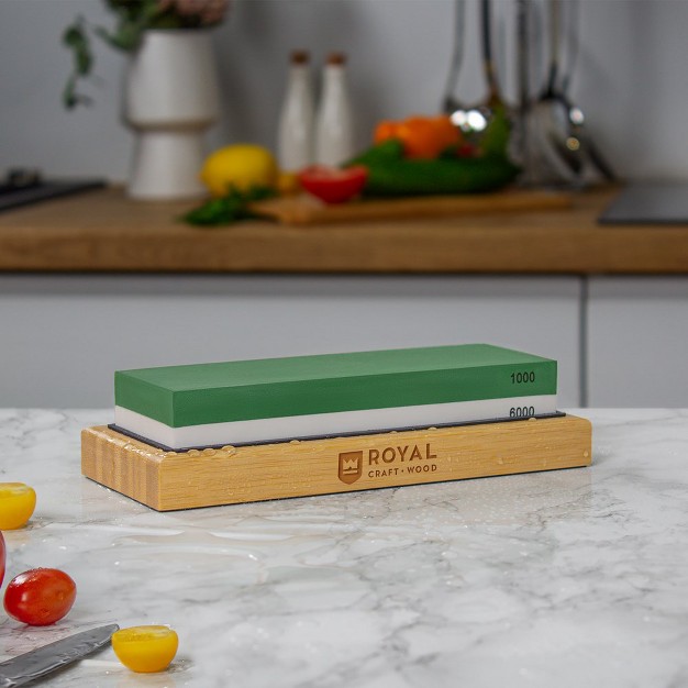 Royal Craft Wood Premium Whetstone Knife Sharpening Kit