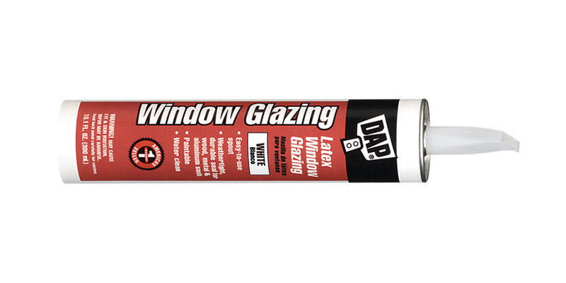 GLAZING CAULK WHT10.1OZ