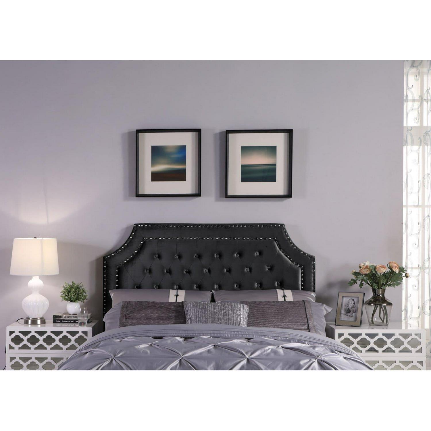 Chic Home Leda Velvet Upholstered Headboard