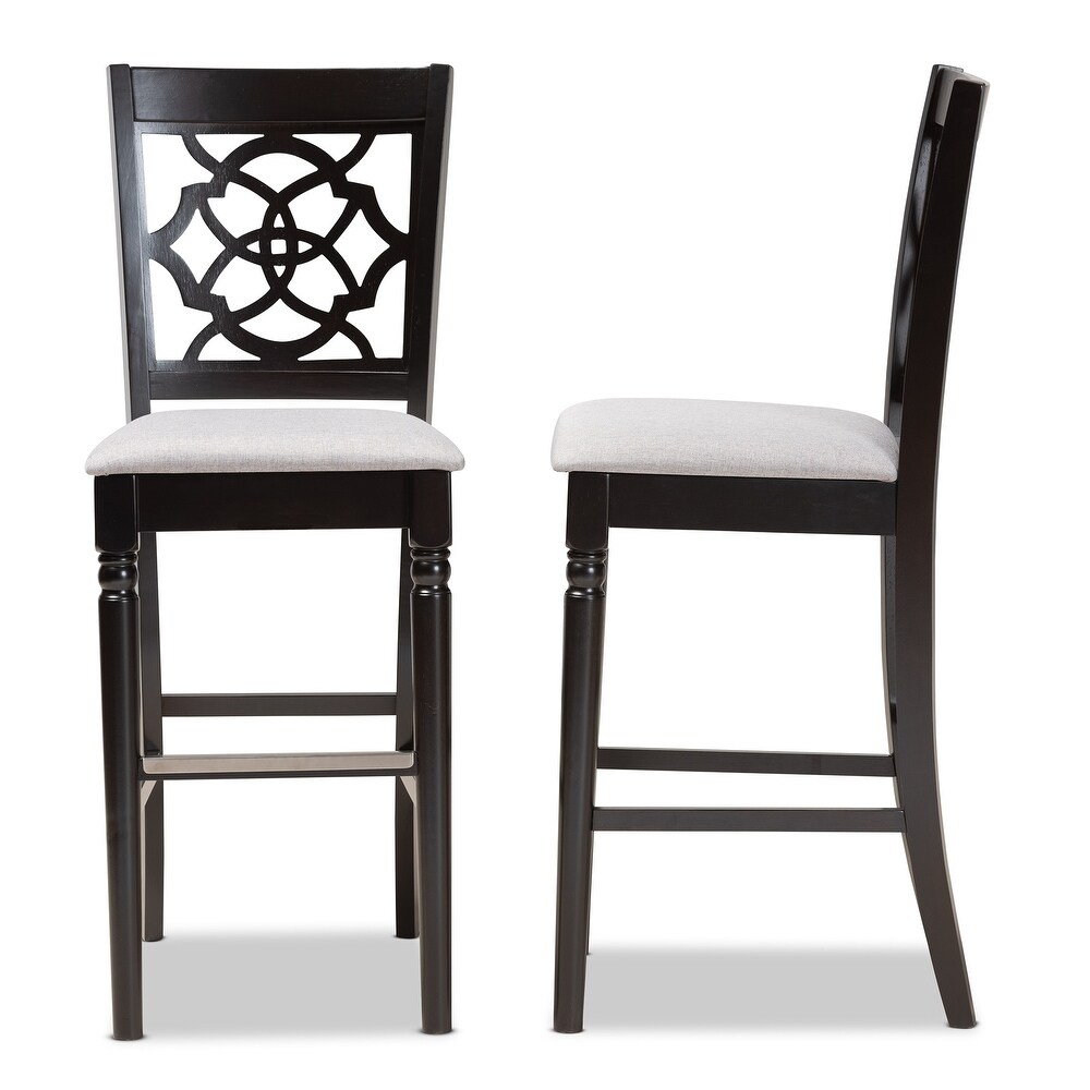 Alexandra Modern and Contemporary 2 Piece Bar Stool Set