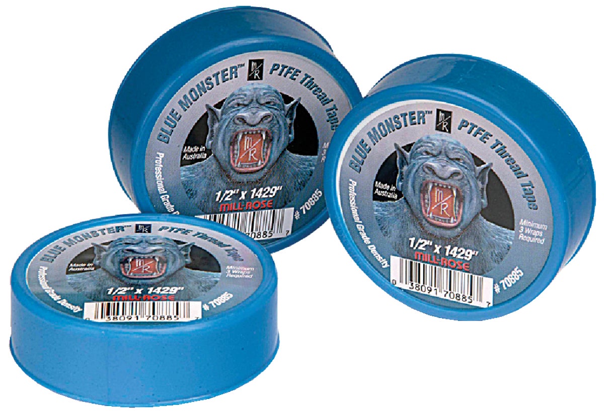 BLUE MONSTER Thread Seal Tape 1 2 In. X 1429 In. Blue