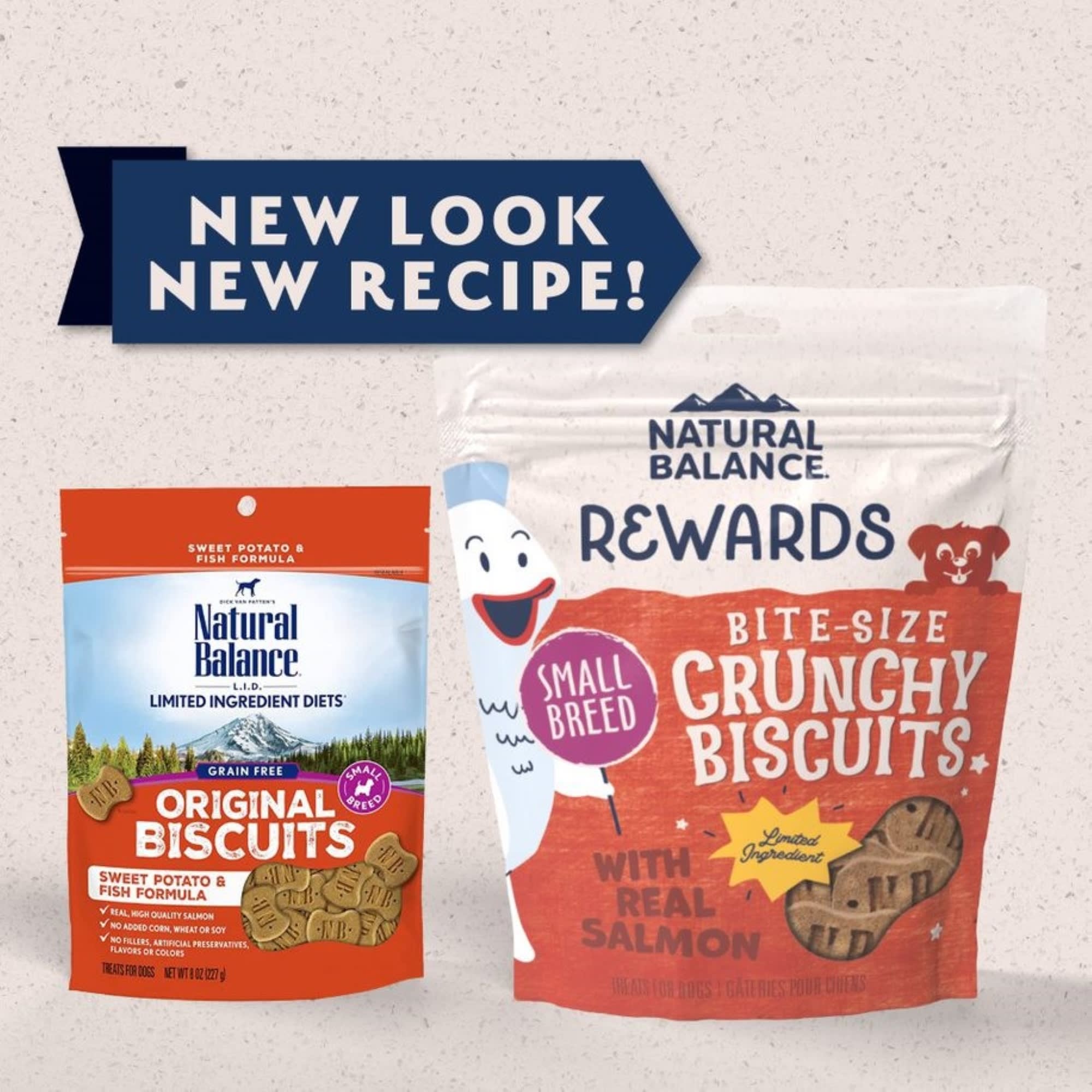 Natural Balance L.I.T. Limited Ingredient Treats Small Breed Sweet Potato  Fish Formula Dog Treats， 8 oz.