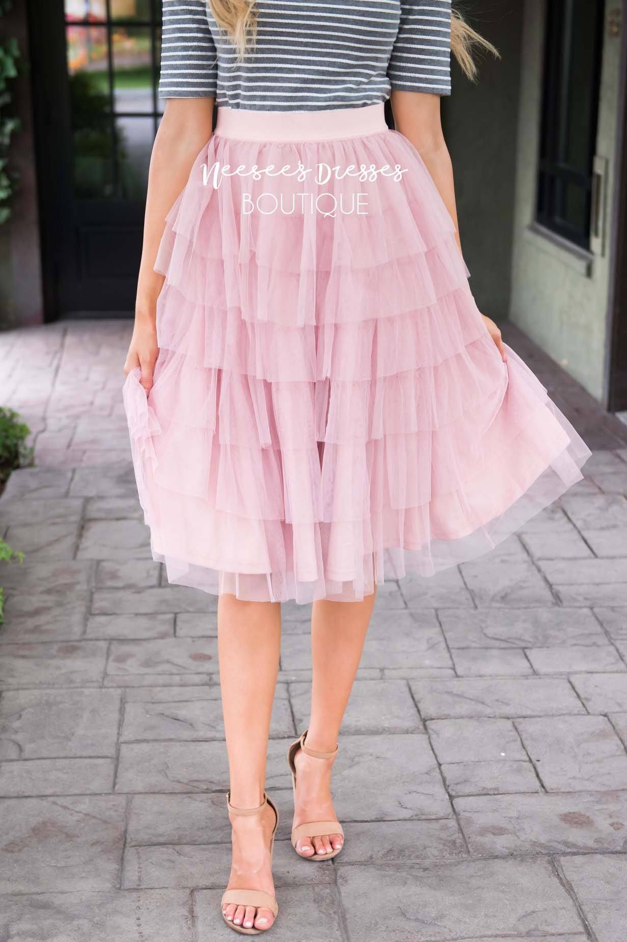 Fall in Love Tiered Tulle Skirt