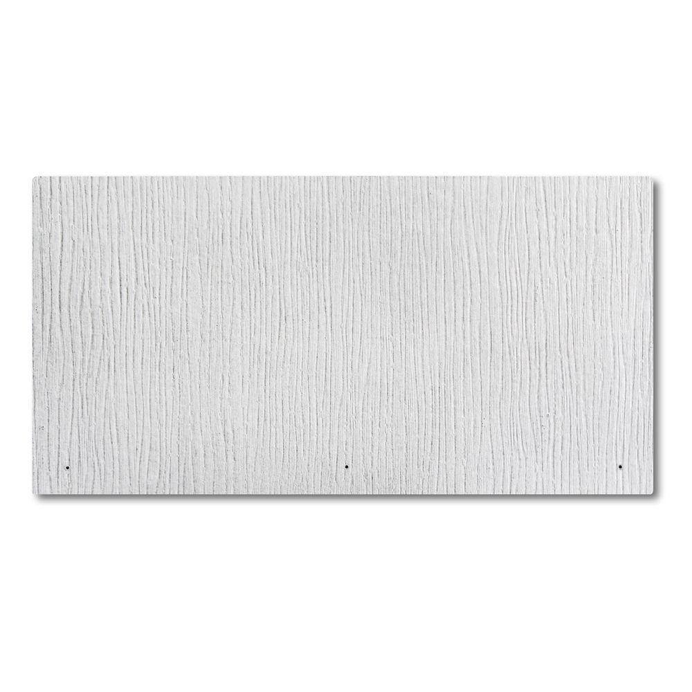 GAF WeatherSide Purity Straight 12 in. x 24 in. Fiber-Cement Siding Shingle (18-Bundle) 2213000WG