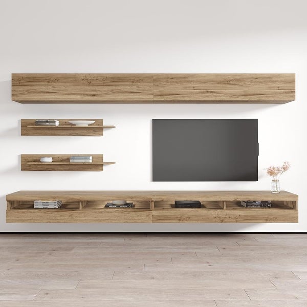 Fly I1 35TV Wall Mounted Floating Modern Entertainment Center