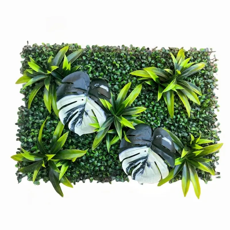 garden supplies hedge fence green leaf artificial grass wall boxwood hedge wall panels