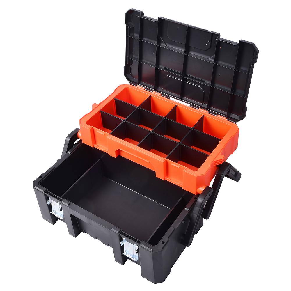 TACTIX 22.75 in. Portable Tool Box 320658