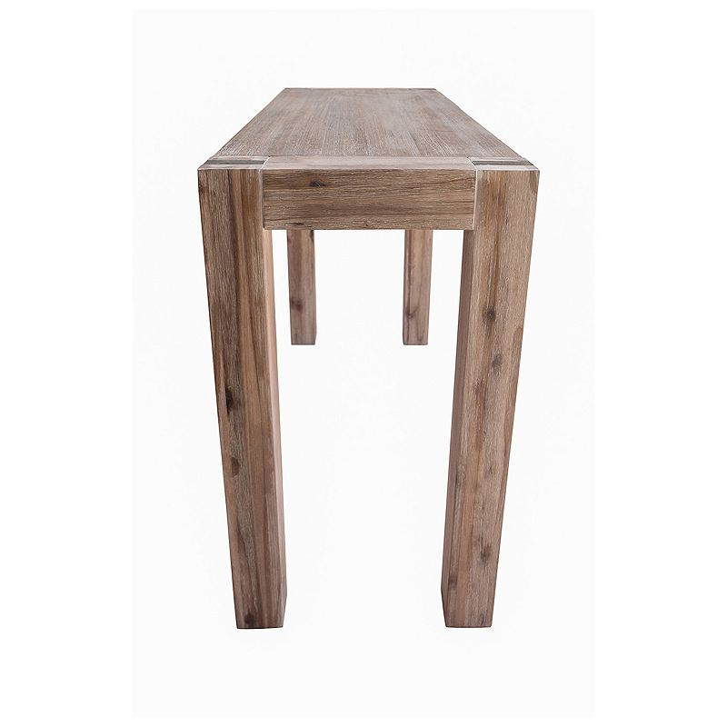 Alaterre Furniture Woodstock Acacia Wood Media Console Table