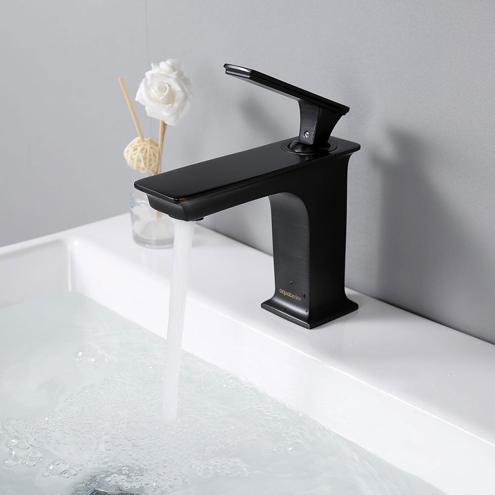 Aquaterior Bathroom Sink Faucet 1-Handle Cold & Hot, 6.7