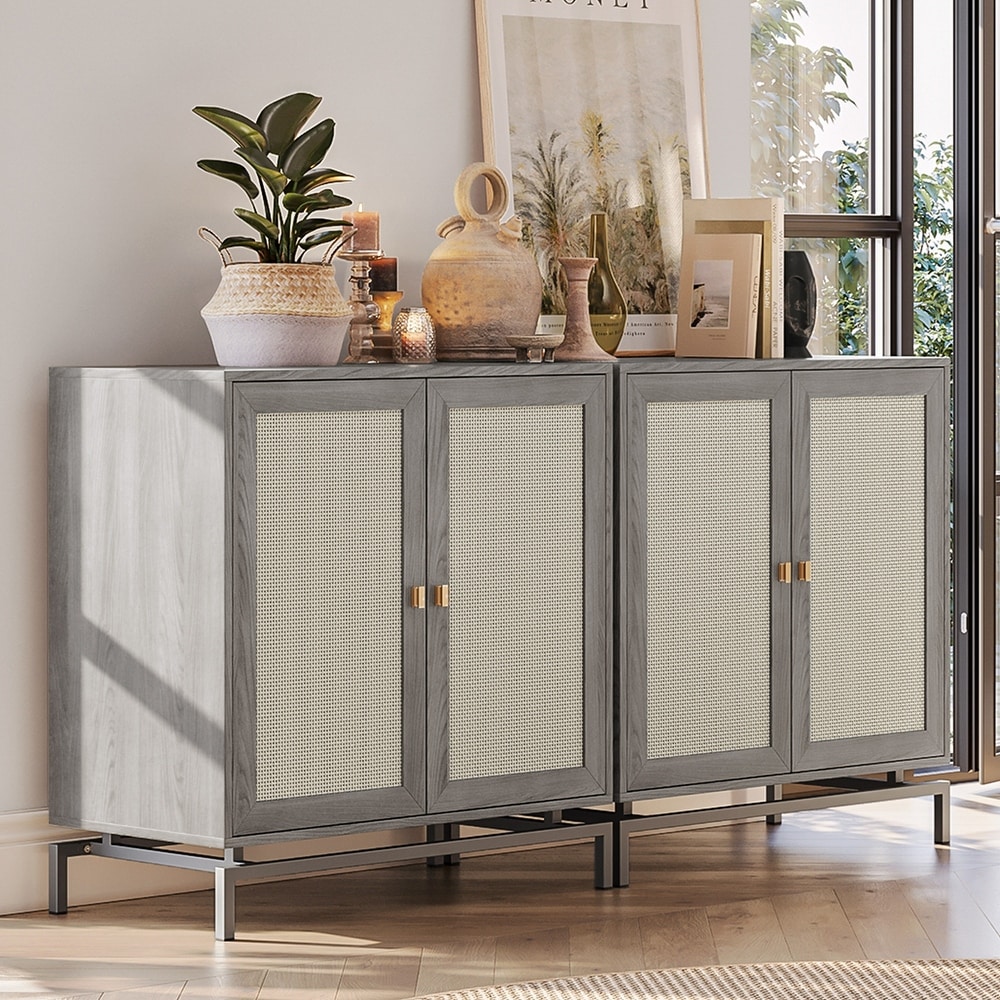 BELLEZE Liam Sideboard Buffet Cabinet with Doors