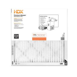 HDX 20 in. x 20 in. x 1 in. Premium Pleated Air Filter FPR 10 HDX1P10-012020