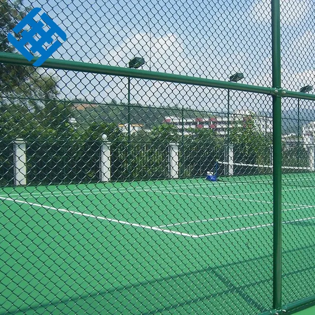 factory price supply Anping Galvanized PVC Wire 6ft 8ft Used Chain Link Fence For Sale