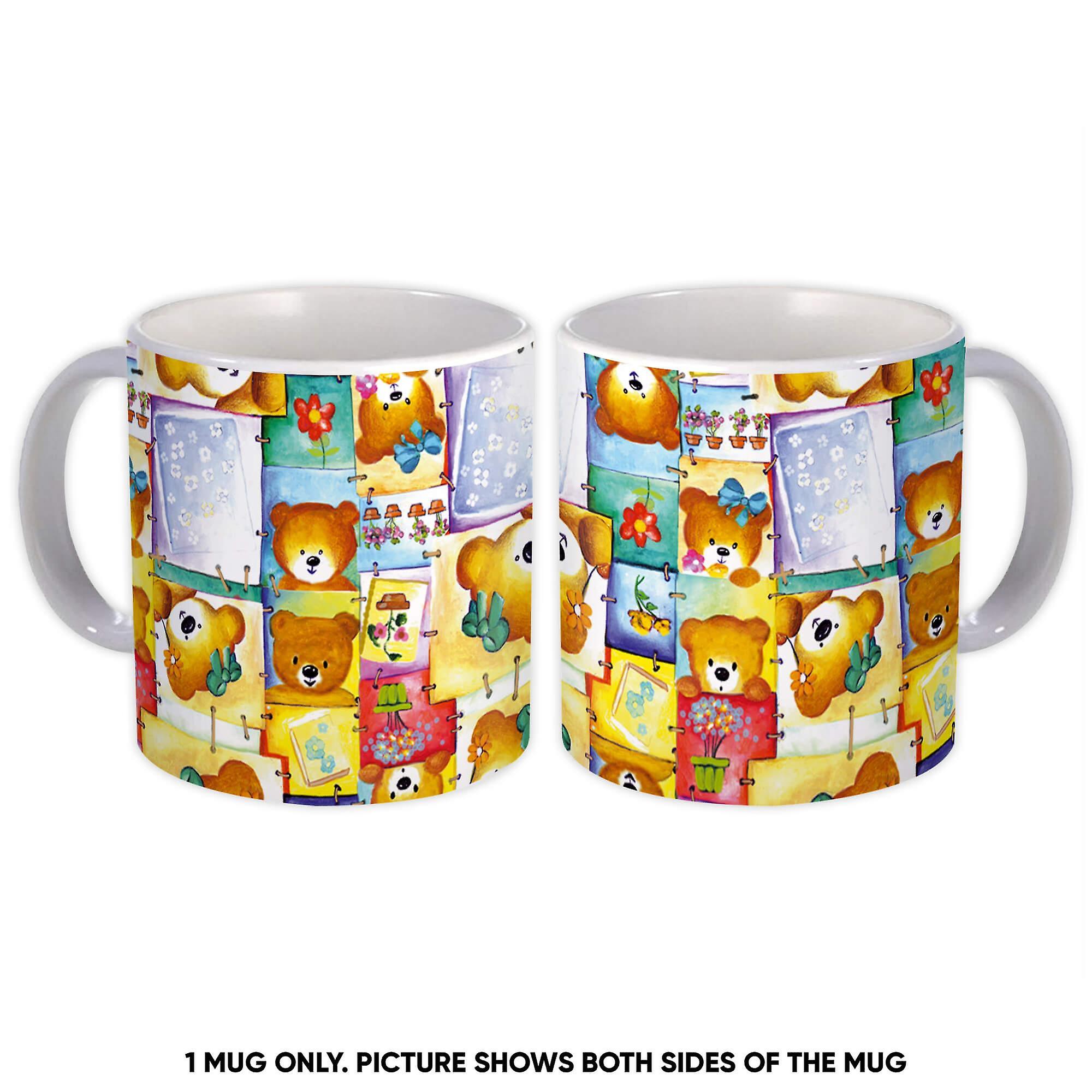 Gift Mug: Teddy Bear Bears Pattern For