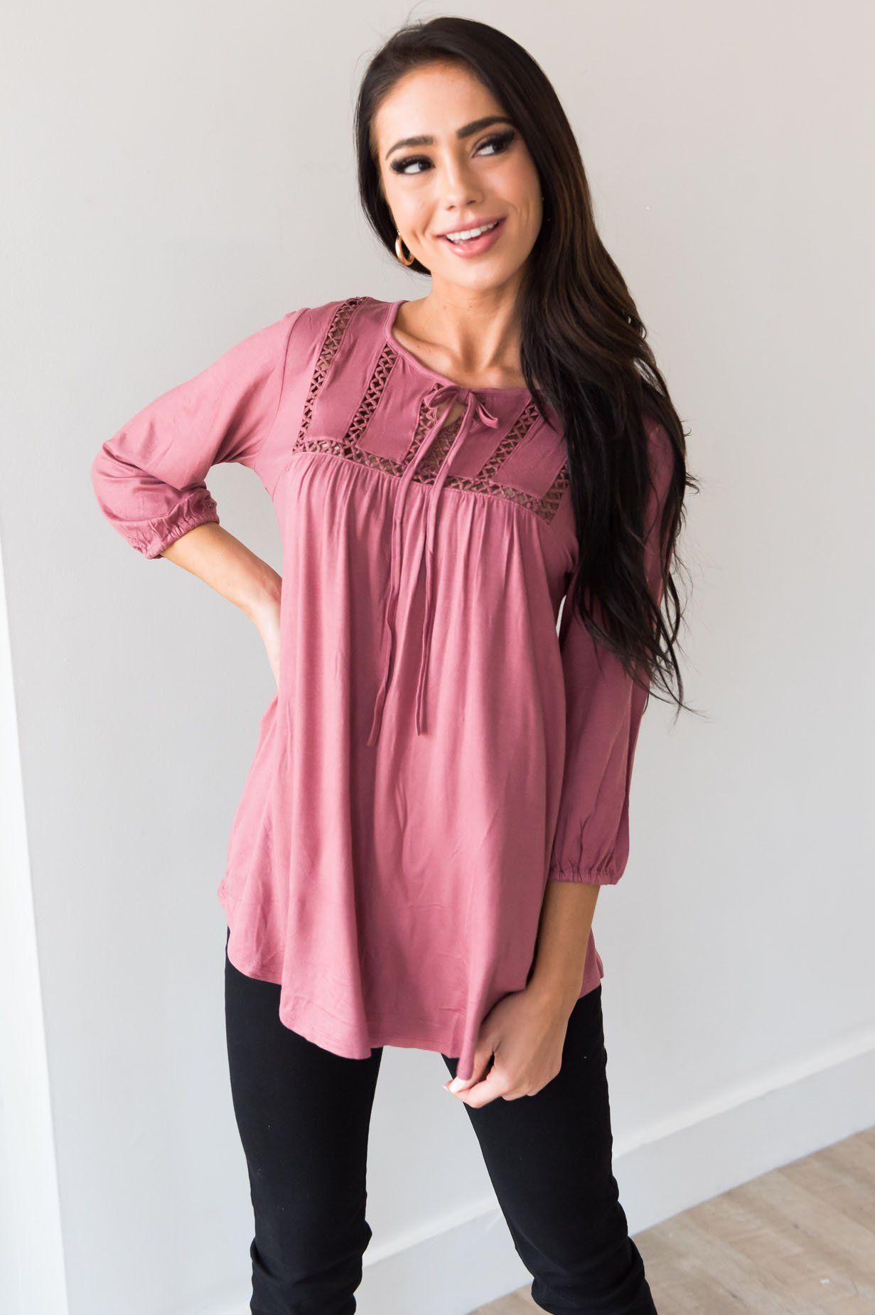 Always On My Mind Modest Layering Top