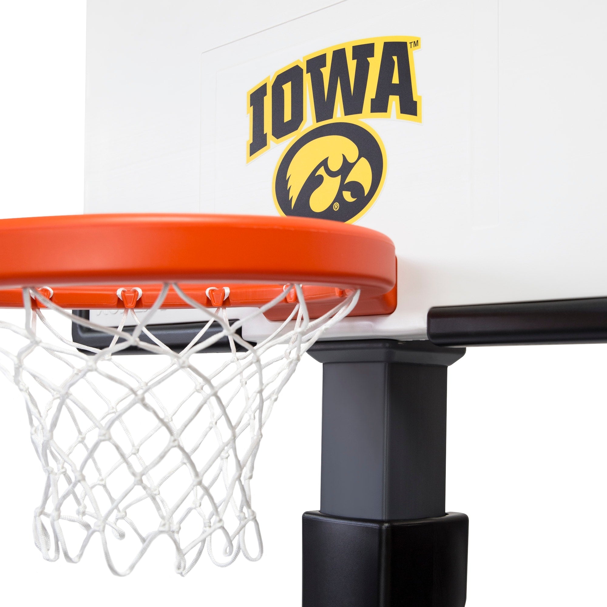 Iowa Hawkeyes Team Adjustable Basketball Set