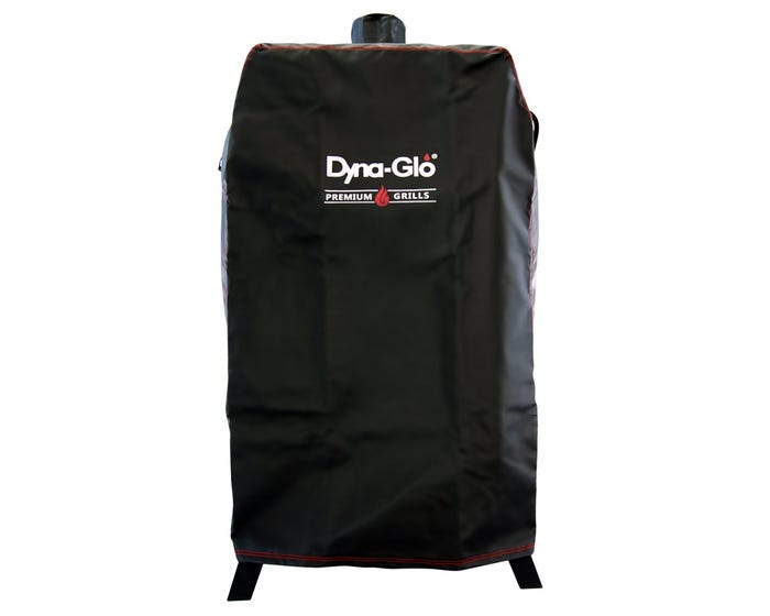 DynaGlo Premium Vertical Offset Charcoal Smoker Cover - DG1904GSC