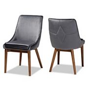 Baxton Studio Gilmore Dining Chair 2-piece Set