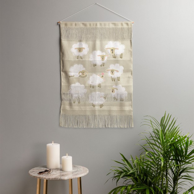 Showmemars Herd Of Sheep Fiber Wall Hanging Society6