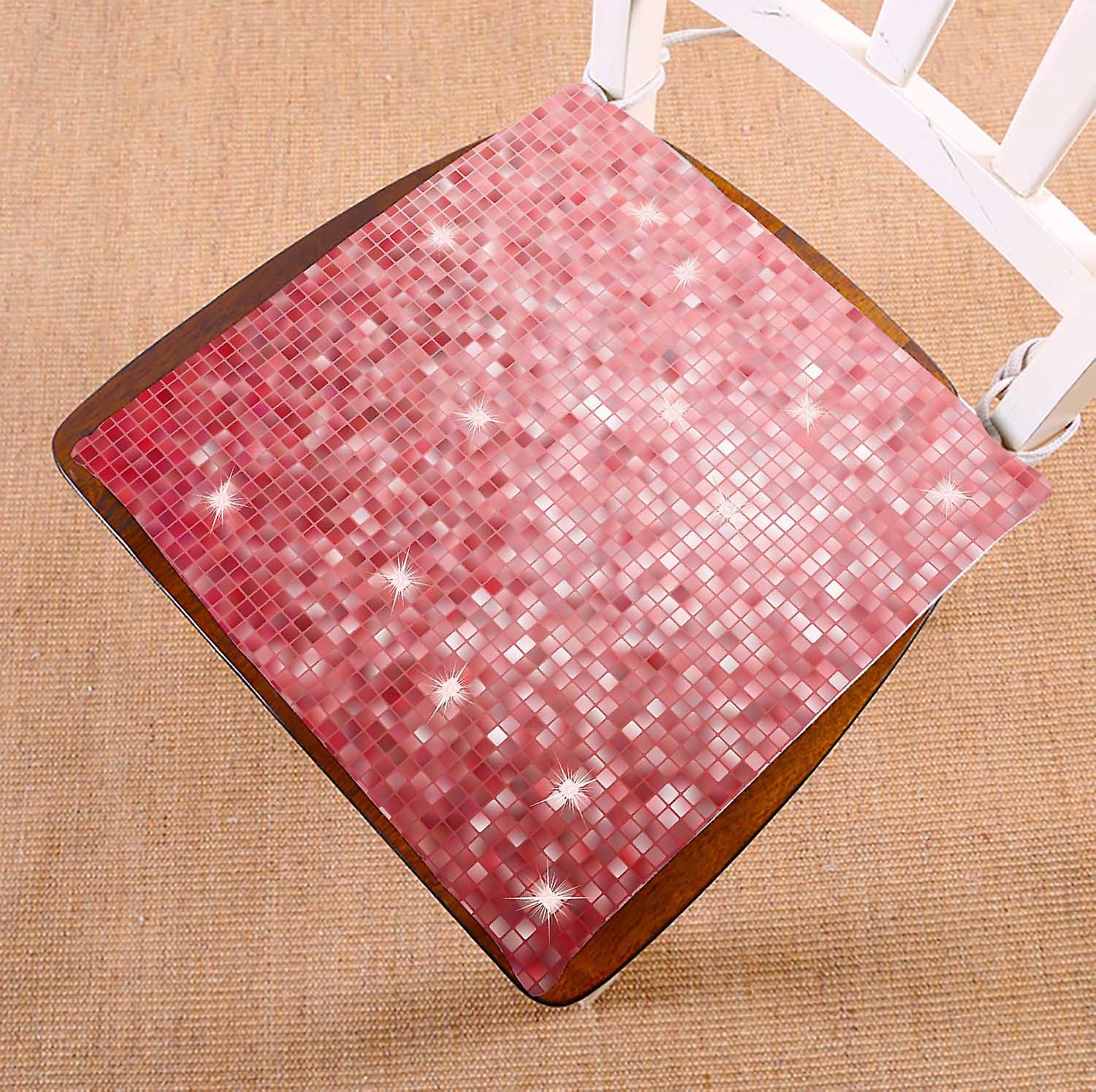 Purple Glittering Chair Pads Chair Mat Seat Cushion Chair Cushion Floor Cushion 50x50 Cm