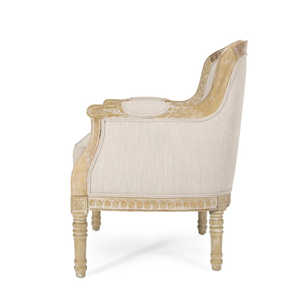 Tamarisk Upholstered Club Chair by Christopher Knight Home