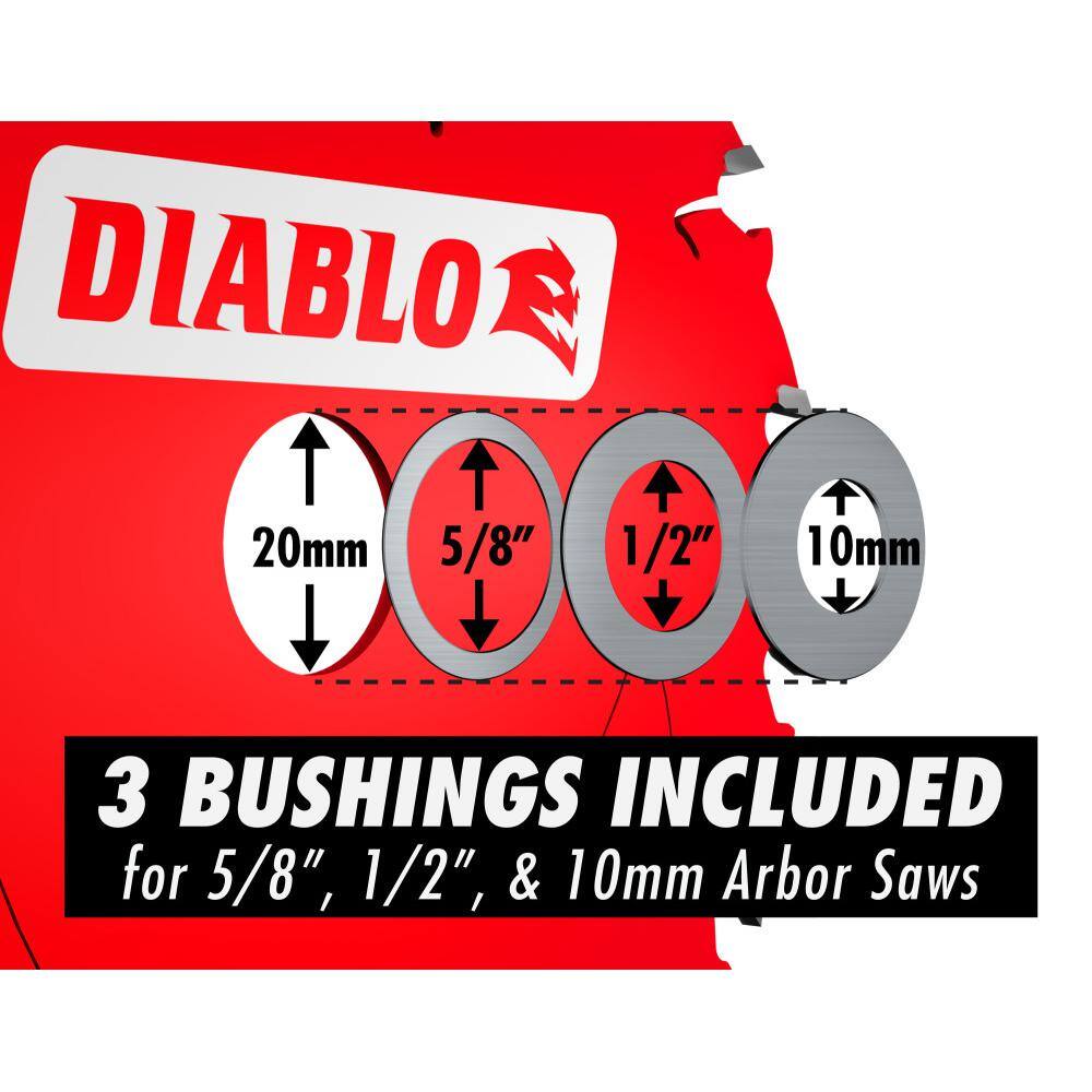 DIABLO Steel Demon 5-12 in. x 30-Tooth Metal Cutting Circular Saw Blade with Bushings D055030FMX