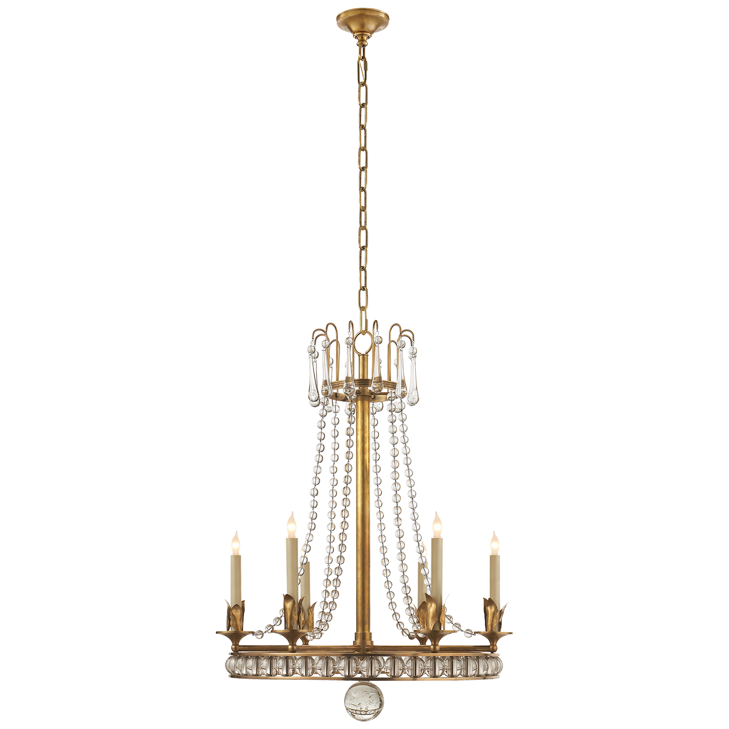 Regency Medium Chandelier in Various Colors