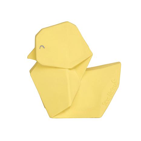 Origami Duck Rubber Toy - Yellow by SARO