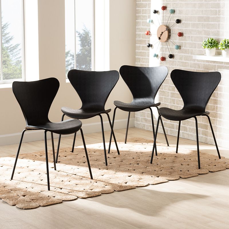 Baxton Studio Jaden Dining Chair 4-Piece Set