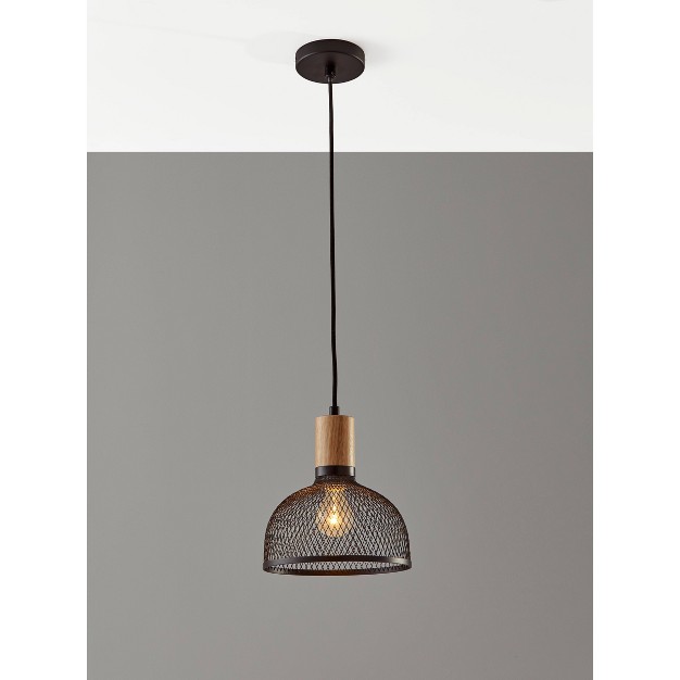 Dale Small Pendant Black Adesso