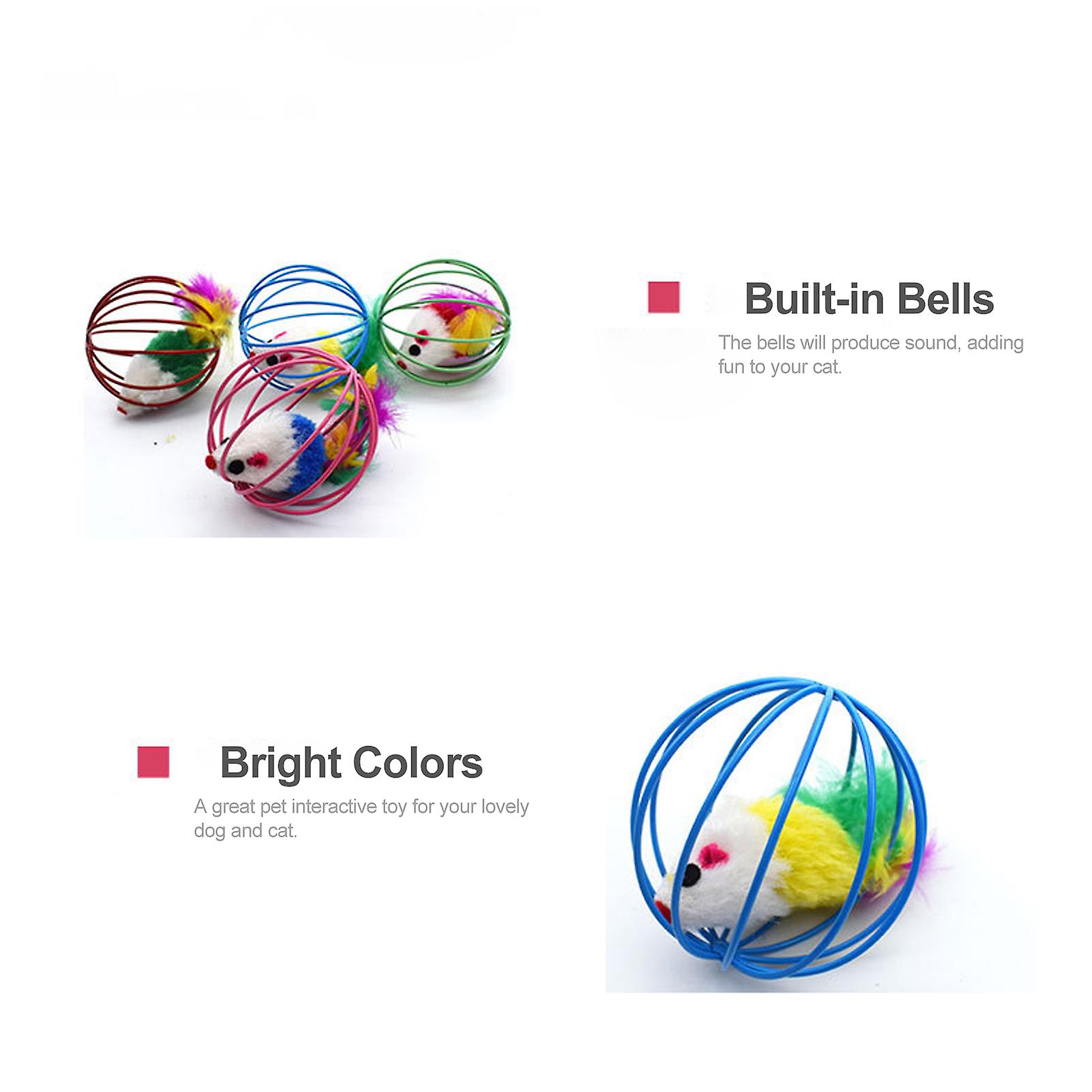 1 Cat Ball Toys Random Color