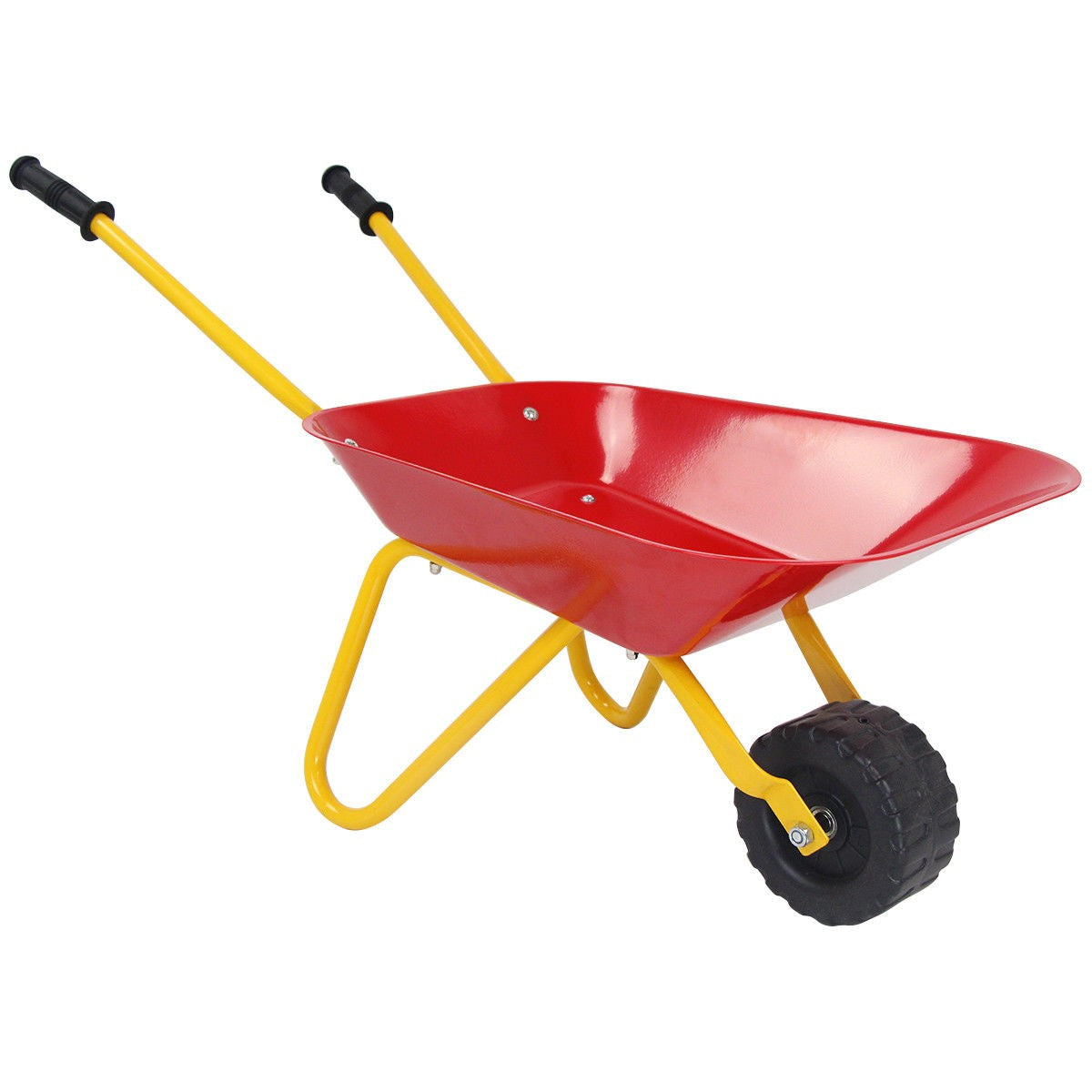 Kids Metal Wheelbarrow, Yard Rover Steel Tray