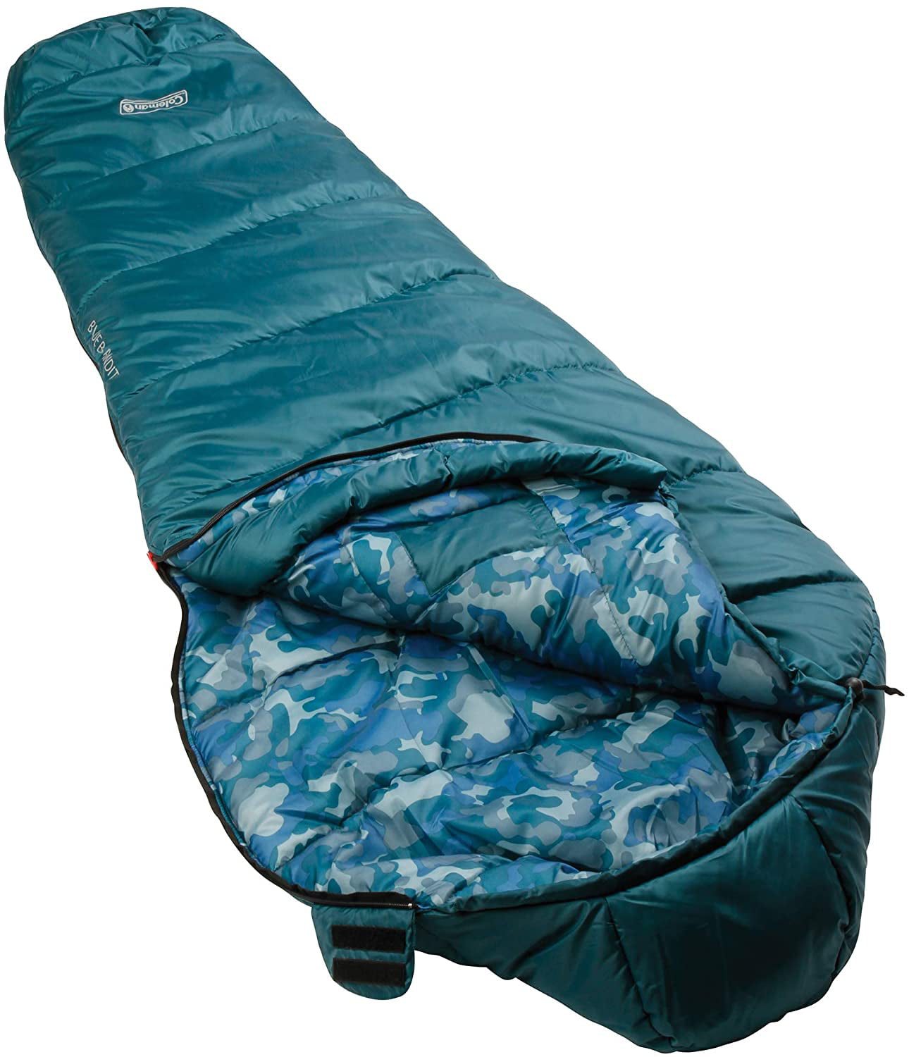 Coleman Kids 30 F Mummy Sleeping Bag, Blue Bandit