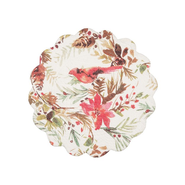 C amp f Home Averie Round Placemat Set Of 6