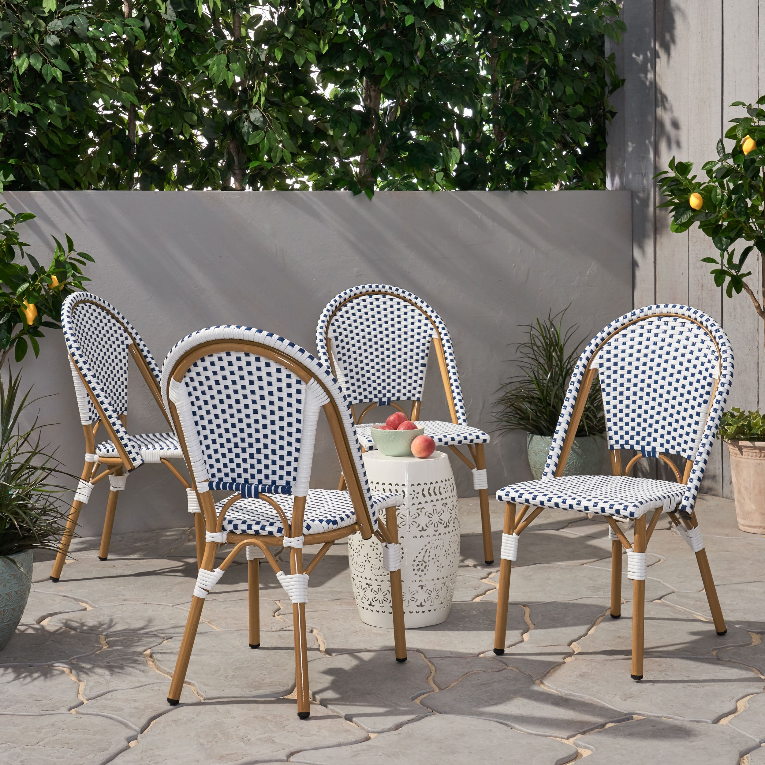 Desire Outdoor French Bistro Chair (Set of 4)