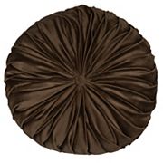 Stratton Home Decor Round Tufted Velvet Throw Pillow