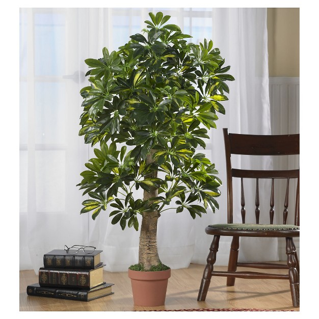 Nearly Natural Schefflera Silk Tree real Touch 4 quot