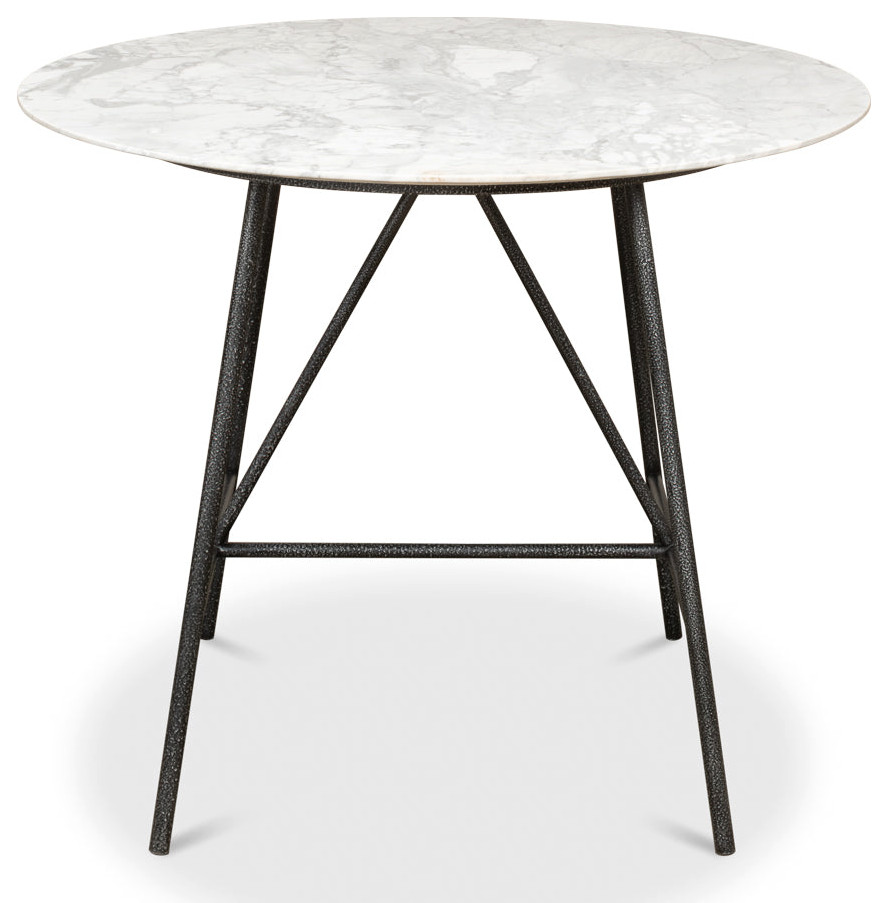 Portofino Round Cafe Bistro Table   Transitional   Coffee Tables   by Sideboards and Things  Houzz