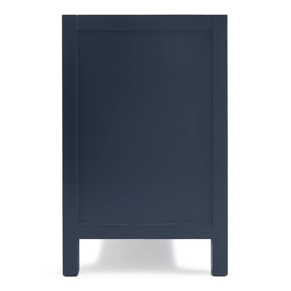 ARIEL Cambridge 42 in. W x 21.5 in. D Vanity Cabinet Only in Midnight Blue A043S-R-BC-MNB