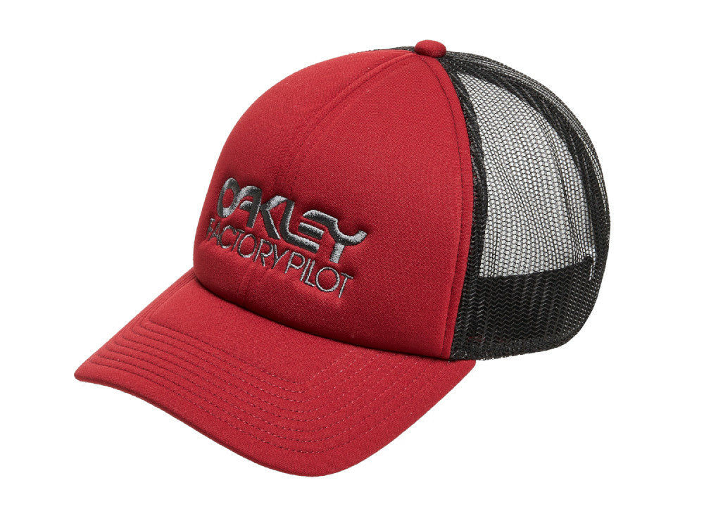 Oakley Factory Pilot Trucker Hat - Iron Red